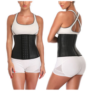 Faja de control de barriga delgada <span class=keywords><strong>para</strong></span> entrenamiento de cintura deshuesada de látex y acero 100% de alta calidad <span class=keywords><strong>para</strong></span> Tallas grandes - Product Image 2