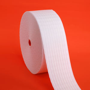 Cinta de cortina blanca directa de fábrica, cinta de cortina de posicionamiento de 9cm de doble propósito ondulado para uso doméstico, poliéster de alta calidad - Product Image 2