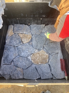 Azulejos de pared de piedra de pizarra natural Panel de diseño exterior Borde Interior/Exterior Revestimiento Decoración Losas de piedra decorativas para exteriores - Product Image 4