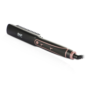 RAF 2 in 1 Restlessness Reduced Comb Design Hair Care 5 Temperature Settings Rapid <b>Heating</b> Hot Air <b>Brush</b> Straightener Soothe Res - Product Image 5
