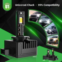 Ampoule de phare LED de voiture 35W 9000lm Super Lumineuse D1S D2S D3S D4S D5S D8S pour ampoules Xénon HID, Phare D1 Compétitif en Usine