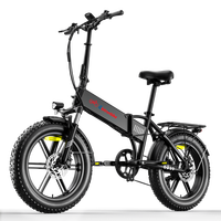 Vélo électrique pliable 250W, 48V 13Ah, autonomie 100KM, pneus larges 20x4.0, 7 vitesses, pour adulte, usage urbain, entrepôt UE
