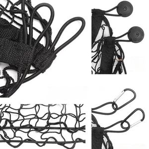 <span class=keywords><strong>Filet</strong></span> de coffre de voiture à 3 poches <span class=keywords><strong>Filet</strong></span> de <span class=keywords><strong>rangement</strong></span> en maille noire pour voiture, SUV, camionnette, fourgonnette. - Product Image 5