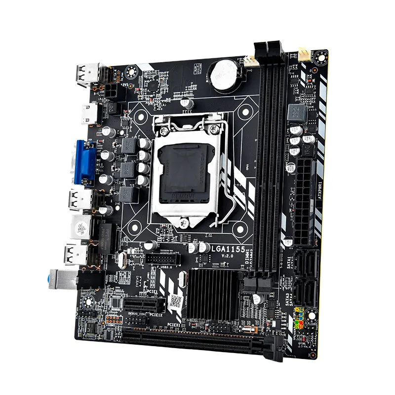 En ucuz H61 yonga seti soket LGA 1155 pc anakart fabrika fiyat ile