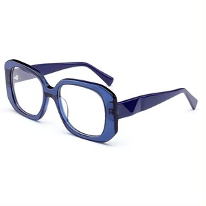 Lunettes <span class=keywords><strong>de</strong></span> <span class=keywords><strong>vue</strong></span> carrées vintage tendance, monture optique <span class=keywords><strong>de</strong></span> créateur faite à la main en acétate durable pour femme, lunettes <span class=keywords><strong>de</strong></span> mode - Product Image 1