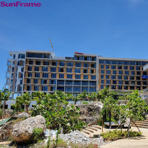 Mur rideau moderne en verre trempé thermiquement cassé pour le revêtement extérieur de façade de bâtiments commerciaux - Product Image 2