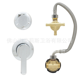 OEM Integrated Shower Mixer Tap Brass Valve Core Single Handle Concealed <b>Hot</b> <b>Cold</b> Water Faucet Bathroom Fixture - Product Image 5