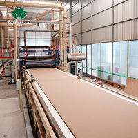 Tablero de MDF/HDF Crudo de 18 mm, Tablero de Fibra de Alta Calidad, Láminas de Madera Lisa de 1220x2440 mm para Tablero de Melamina de Alto Brillo