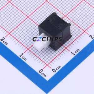 YTS85L250CW Push Button Switch Through hole Component (THT) Switch - Product Image 1