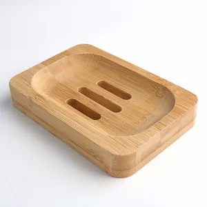 high quality Bamboo Wooden Soap Dish,Bathroom Draining Soap Case