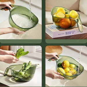 Nhà Bếp đa chức năng Pet nhựa cống giỏ colander gạo & Trái Cây bát rửa cống giỏ với xử lý giỏ lọc - Product Image 6