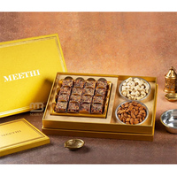 Eid Mubarak caja de dulces Ramadán Kareem Ramadán Cajas de Regalo juegos de papel de cartón de lujo Baklava cajas de postre para embalaje de fechas
