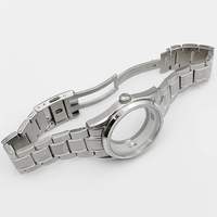 Nouveau boîtier de montre de plongée 5ATM en acier inoxydable 316L de 40 mm compatible avec les mouvements NH34 NH35 NH36, cadran de 33 mm 33,5 mm, verre saphir
