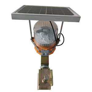 Luz de Advertencia LED Solar MFL4867 de 3W IP66, Lámpara de Señalización de Tráfico Intermitente Roja y Azul - Product Image 3