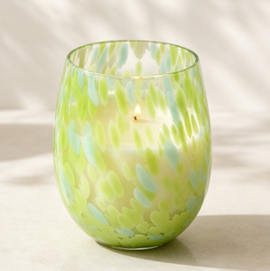 Elegant Round Glass Jar Scented Paraffin Wax <b>Candle</b> Floral Plant Fragrance Home Decoration Art <b>Candle</b> Machine Made - Product Image 2