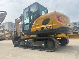 Excavadora hidráulica de cadenas nueva de 75GA y 7.5 toneladas con cuchilla dozer para la construcción de carreteras municipales - Product Image 2