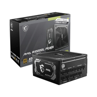 UNTUK MSI MAG A1000GL PCIE 5 catu daya Gaming Modular penuh ATX 3.1/5.1 siap 80 Plus stok Desktop kompak bersertifikat emas