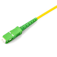 Kabel Patch Cord Serat Optik SC-SC Male-Male | APC-APC | SM Single Mode 9/125 Simplex FTTH untuk Konektor Pusat Data ODF