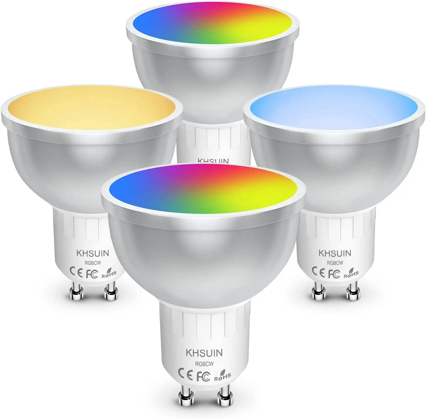 spotlight WIFI AC 100V-240V AC 50/60HZ GU10 spot light RGB smart Led bulb