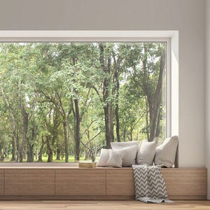 OUNA Modern Alüminyum Sabit Pencere Ev İçin Ekstra Geniş Panoramik Manzaralı İnce Çerçeve Tasarım Oturma Odası Yatak Odası Balkon Özel Ölçü - Product Image 2