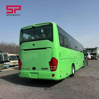 Autocar de tourisme de luxe d'occasion 6122 diesel, moteur Weichai, conduite à gauche, porte battante, 50 places, 90% neuf, à vendre à prix réduit