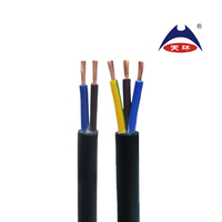 Kabel Listrik NYYHY 300/500V 6 Inti 5 Inti Inti Tembaga Lunak Berisolasi PVC dengan Selubung PVC untuk Bangunan Industri EN 50525