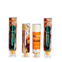 Tube d'emballage de dentifrice en aluminium-plastique laminé, 12,7-35 mm, avec bouchon à vis, logo personnalisé imprimé UV