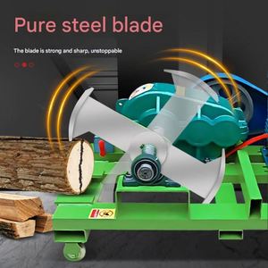 Fendeuse de bois efficace pour allume-feu avec deux poignées, fendeuse de bois montée avec composants essentiels : moteur, engrenage, pompe, roulement - Product Image 6