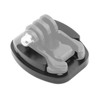 Xiaoyi — adaptateur en aluminium CNC, Surface de surf, 4 trous, pour Go Pro 9 8 7 10, caméra d'action 4K