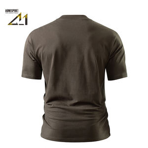 T-shirt pour homme en coton 100% 350G, col rond, manches courtes, décontracté, ample, anti-rétrécissement, anti-déformation, t-shirts premium pour homme - Product Image 6