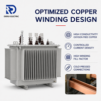 Transformador de Distribución Trifásico Sumergido en Aceite S20 de 10kV/0.4kV, 30 a 2500kVA, Bobinado de Cobre de Baja Pérdida para Subestaciones de Uso General