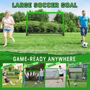 <span class=keywords><strong>But</strong></span> <span class=keywords><strong>de</strong></span> <span class=keywords><strong>football</strong></span> 6x4 pieds pour la cour, filet <span class=keywords><strong>de</strong></span> <span class=keywords><strong>football</strong></span> portable, grands buts <span class=keywords><strong>de</strong></span> <span class=keywords><strong>football</strong></span> pliables avec sac <span class=keywords><strong>de</strong></span> transport pour enfants, jeunes, adolescents, sports - Product Image 3