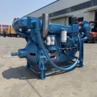 Moteur diesel marin Weichai WP4 4 temps refroidi par eau, 4 cylindres, moteur embarqué, démarrage électrique, norme Euro 2, 55-115 CV