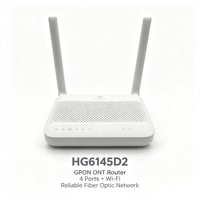Prix de Gros ONT HG6145D2 ONU XPON GPON 4GE+1TEL+2USB ONU ONT d'occasion pour Équipement Fibre Optique FTTH Routeur HG6145D2 ONU
