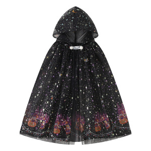 <span class=keywords><strong>Disfraz</strong></span> de Bruja de Halloween para Niñas Pequeñas, Vestido de Fiesta Infantil, <span class=keywords><strong>Disfraz</strong></span> de Mago Malvado, Capas de Cosplay, Capa de Juego de Rol de Fantasma Vampiro - Product Image 6