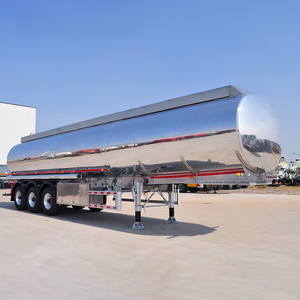 Semirremolque <span class=keywords><strong>Cisterna</strong></span> de 3/4 Ejes, 55cbm, de Aluminio/Latón, con Sistema de Carga Inferior - Product Image 4