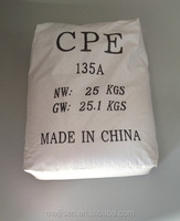 Modificateur d'impact PVC CPE135A |   Agent de durcissement en polyéthylène chloré pour revêtements de sol SPC et produits en PVC rigide