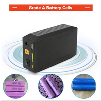 Mini UPS Power Supply 12v Paket Baterai Lifepo4 9v 5v USB Cadangan Baterai Lithium Isi Ulang Mini UPS untuk Router Wifi