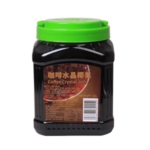 เฮงจื้อ น้ำตาลน้ำตาลวุ้นมะพร้าวรสกาแฟ 2.5 กก. น้ำตาลน้ำตาลวุ้นมะพร้าวคริสตัล น้ำตาลวุ้นคอนยัค วัตถุดิบสำหรับทำชานมพร้อมรับประทาน - Product Image 4
