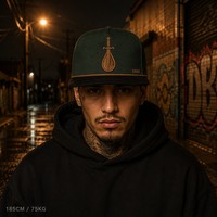 Casquette de baseball personnalisée avec broderie Old English, 5 panneaux, visière incurvée, style Dad Hat, streetwear urbain West Coast, vente en gros, faible MOQ