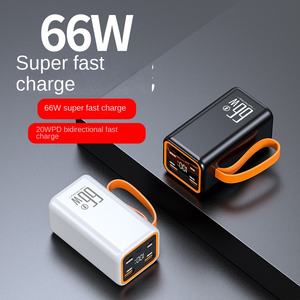 Mini Banco de Energía de 20000mAh, Cargador Portátil de Batería <span class=keywords><strong>Externa</strong></span> con Carga Rápida de 66W para iPhone 16 <span class=keywords><strong>Pro</strong></span>, Samsung, <span class=keywords><strong>Xiaomi</strong></span>, Huawei - Product Image 1