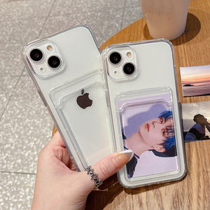Venta al por mayor calidad tpu con tarjeta caso claro para <span class=keywords><strong>iphone</strong></span> x xr xs max 13 para <span class=keywords><strong>iphone</strong></span> 12 con la tarjeta de almacenamiento - Product Image 1