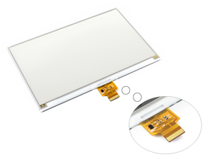 热销产品7.5英寸640x384黄色/黑色/白色三色SPI接口大型电子纸电子墨水显示屏监视器 - Product Image 4