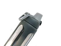 Zwart 450 Ml Outdoor Mango Sap Fruit Glazen Fles Met Handvat Deksel En Filter