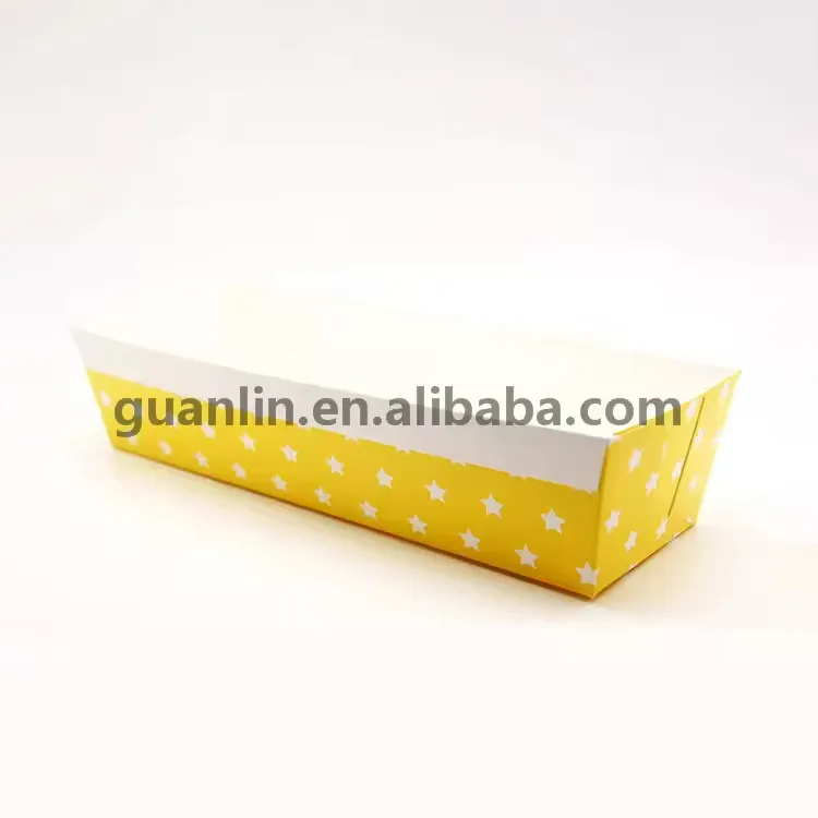 Wholesale Professional Certified Rectangular mini bread disposable paper loaf pan