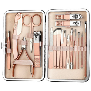 Kit Profesional de Manicura y Pedicura de Acero Inoxidable, Juego de Herramientas Premium para el Cuidado de las Uñas, para Uso en Casa o Salón - Product Image 4