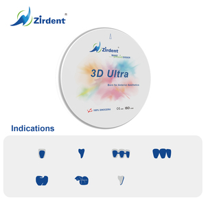 Zirdent professionale esportazione materiale multistrato estetica anteriore 53% traslucenza disco <span class=keywords><strong>Cerec</strong></span> <span class=keywords><strong>Zirconia</strong></span> blocco CE certificato - Product Image 5