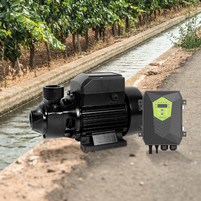 VEICHI Quality Assurance 48v 550W DC Powered Solar Surface Pumping Machine for Residential Water Supply