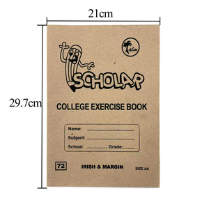 Cahier de composition A4 imprimé Henry, 72 pages, avec marge, pour l'école et le bureau, prix d'usine en gros, cahiers d'exercices - Product Image 1