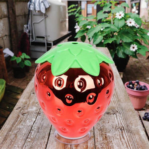 Gobelet en plastique réutilisable en forme de fruit, phosphorescent, sans BPA, anti-fuite, 20 oz, écologique, avec paille, portable, pour fêtes - Product Image 4